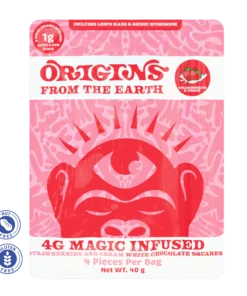 Origins Mushroom Chocolate - Strawberries and Cream White Chocolate