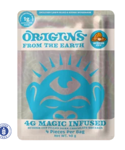 Origins Mushroom Chocolate - Budder Cup Dark Chocolate 4g